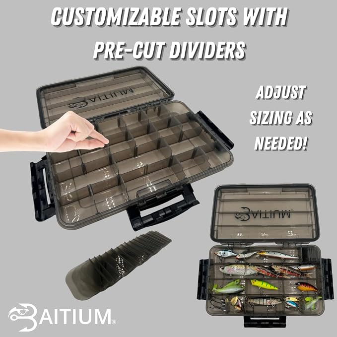 Baitium XTRAseal Waterproof Fishing Tackle Box Organizer, Tackle Boxes - Image 4