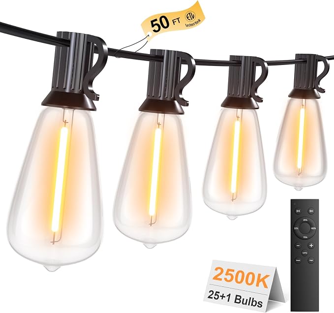50FT Outdoor String Lights by Outdoorlights
