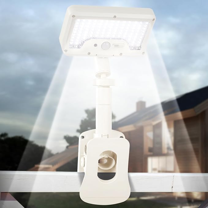 Clip On Solar Lights Outdoor by SunlightEncounter