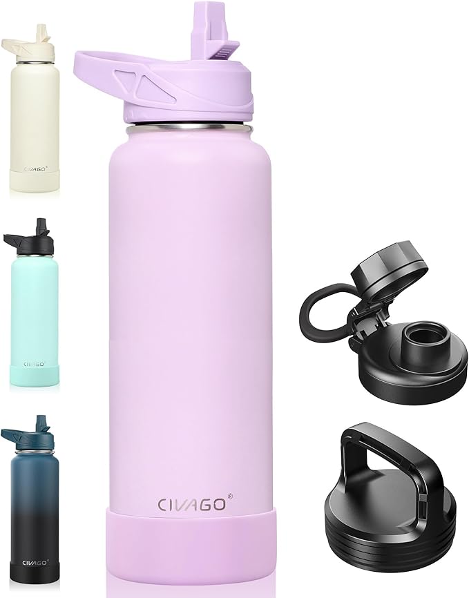 CIVAGO 40 oz Insulated Water Bottle by CIVAGO