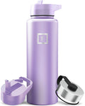 IRON °FLASK Camping & Hiking Hydration Flask - 40 oz Lavender by IronFlask