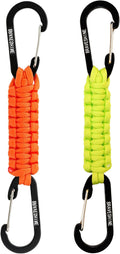 BRAVESHINE Paracord Keychain Carabiner Clip, D Ring Lanyard Hanger Stroller Hook by BRAVESHINE