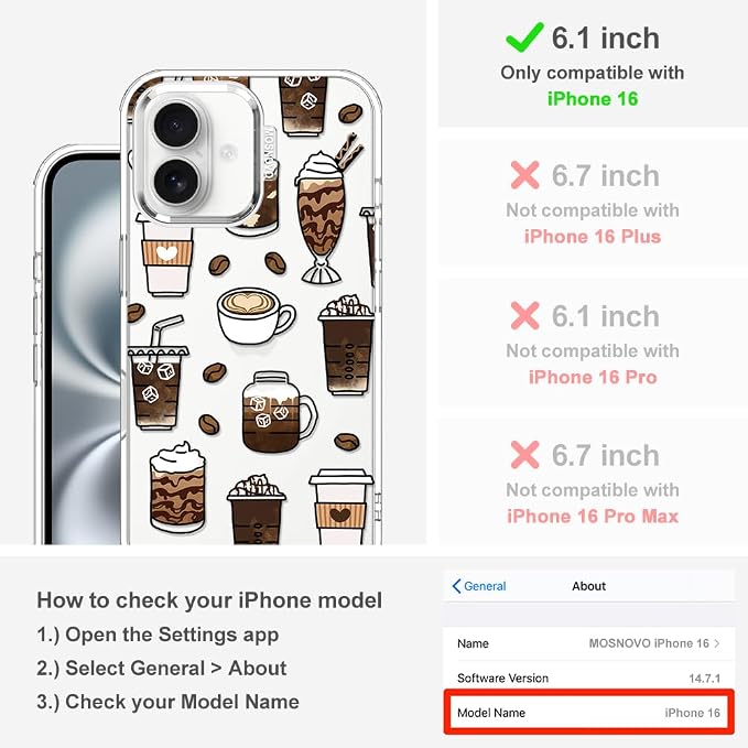 MOSNOVO Case for iPhone 16 - Image 2