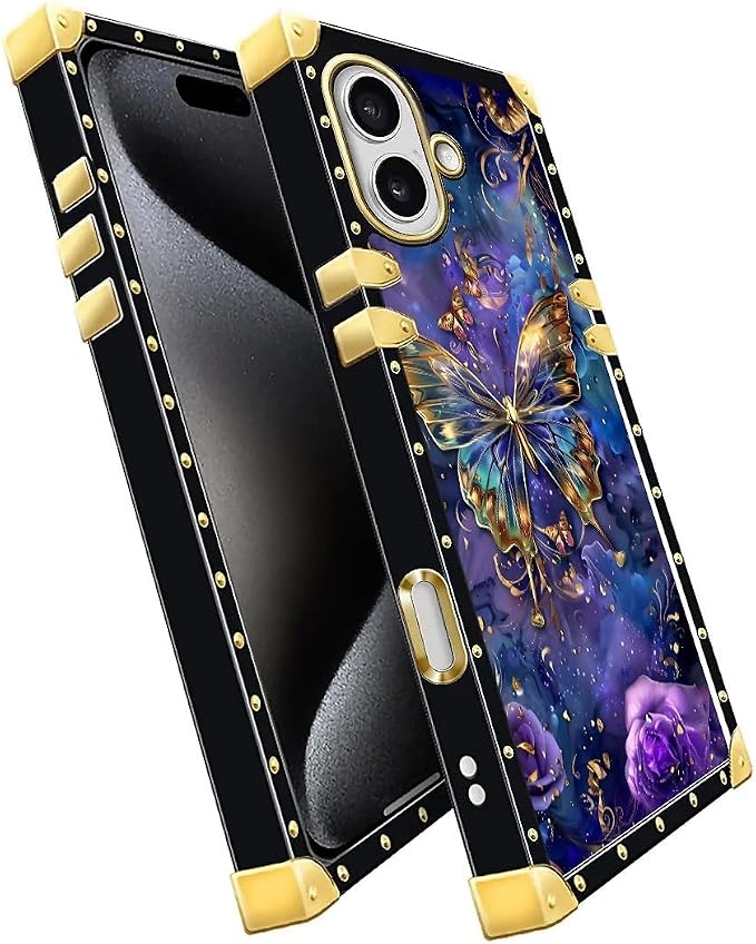 for iPhone 17 Case Luxury Golden Decoration - Image 3