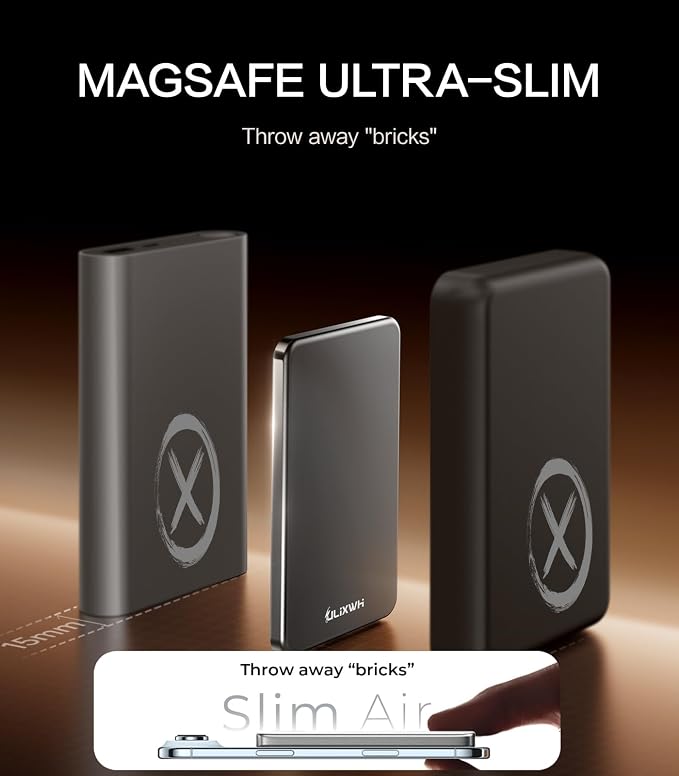ULiXWH for Magsafe Portable Charger for iPhone, 2026 Upgrade 5000mAh Fast - Image 2