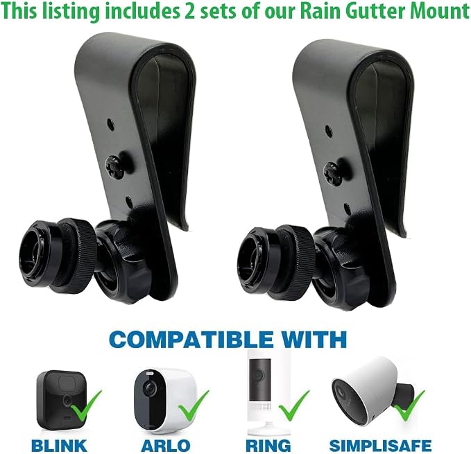 Two Sets of Rigid Rain Gutter Mount - Image 2
