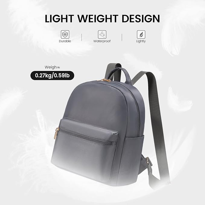 LOVEVOOK Mini Backpack for Women Light Weight Small Waterproof Backpack Purses - Image 7