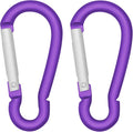 LESHIRY Large Carabiners Keychain 3" Aluminum D Shape Premium Durable D-Ring by LESHIRY