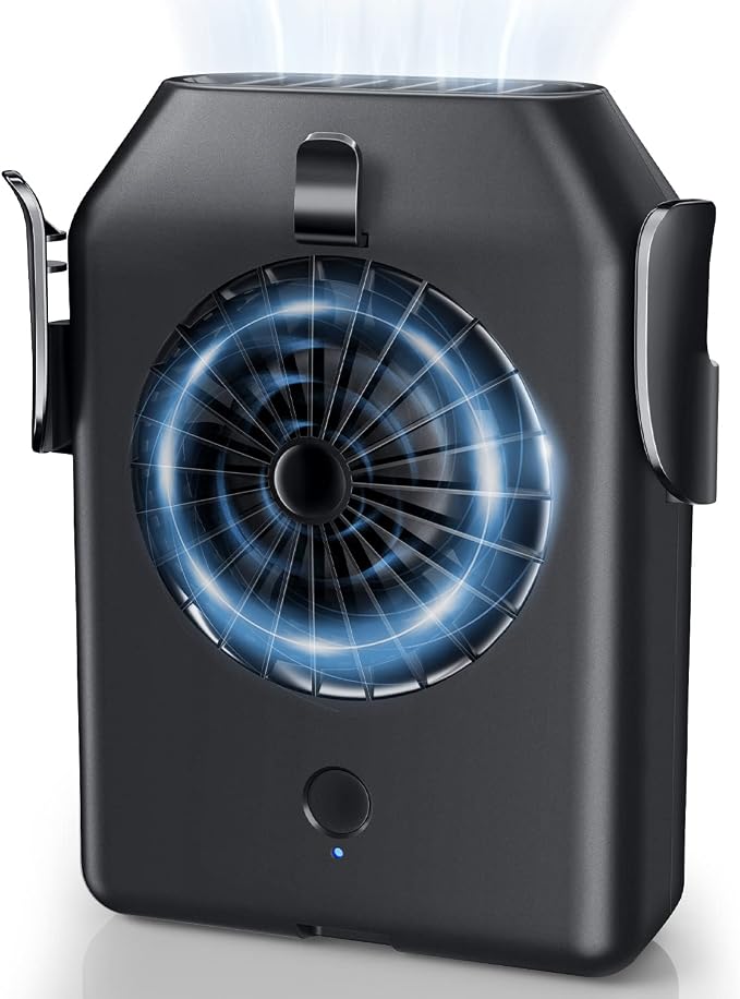 Stsase Portable Fan 10000mAh Rechargeable, Mini Waist Fan by Stsase