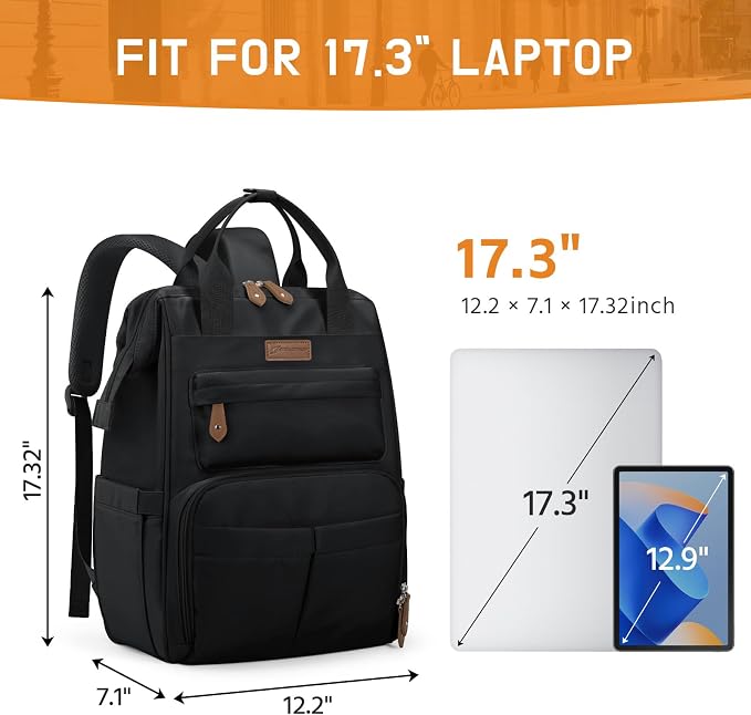 Maelstrom Laptop Backpack, Fits 15.6-17.3 Inch Travel Backpack Gift - Image 4