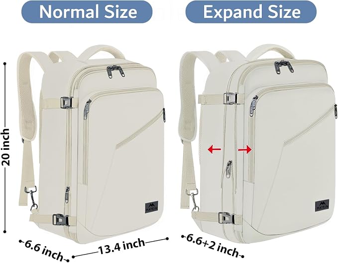 MATEIN Large Backpack for Travel Flight Approved, 45L Carry on Backpack - Image 6