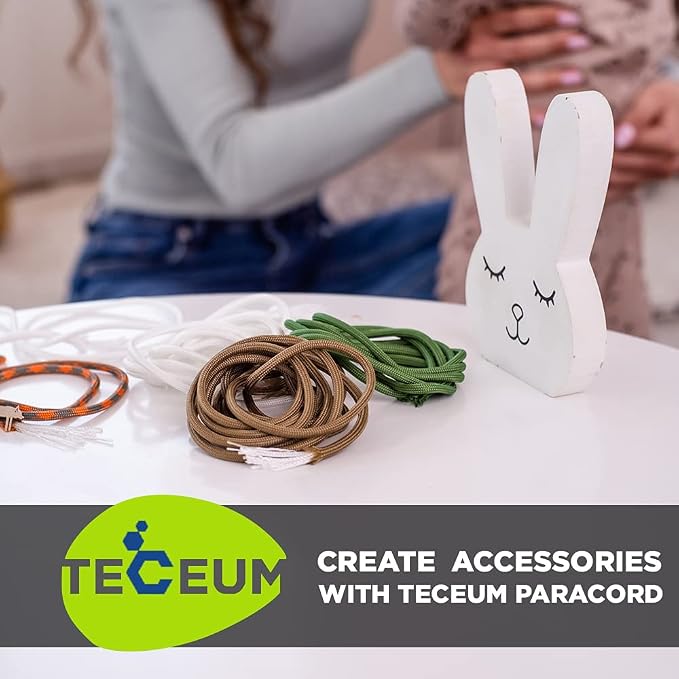 TECEUM 5/32" Paracord Rope 1000 – 1000ft / 200ft / 100ft / 50ft – Tactical - Image 7