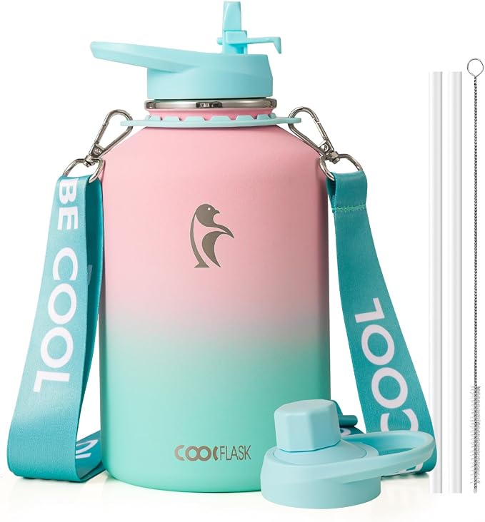 Coolflask Half Gallon Water Bottle by Coolflask
