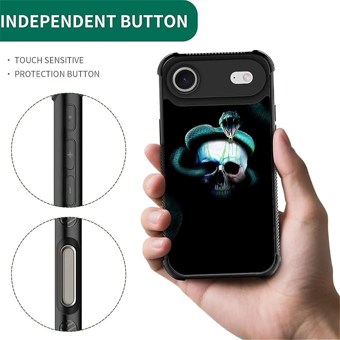 for iPhone 17 Air Case, for MagSafe Graphic Design for Girl Boy Soft Silicone - Image 3