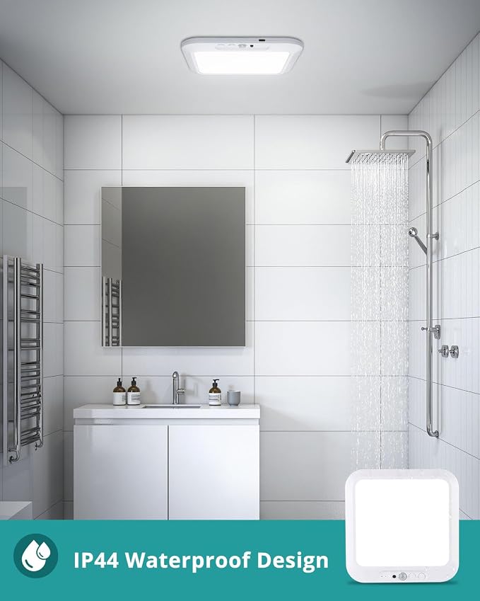 wowatt 2Pcs Rechargeable Battery Operated Ceiling Light, Motion Sensor Light - Image 3
