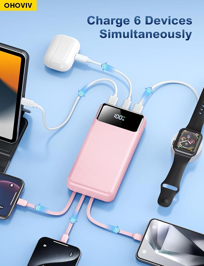 OHOVIV Portable Charger Power Bank 50000mAh Battery Pack, 22.5W Fast Charging - Image 8