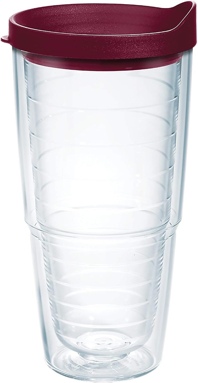Tervis Clear & Colorful Lidded Made in USA Double Walled Insulated Tumbler by TervisTumblerCompany