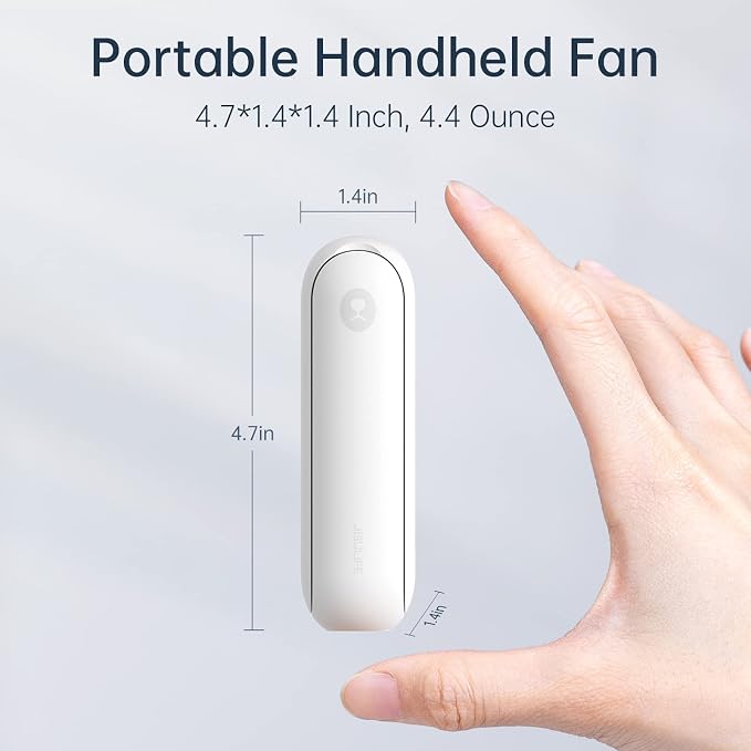 JISULIFE Portable Handheld Fan, Mini Personal 3-In-1 - Image 5