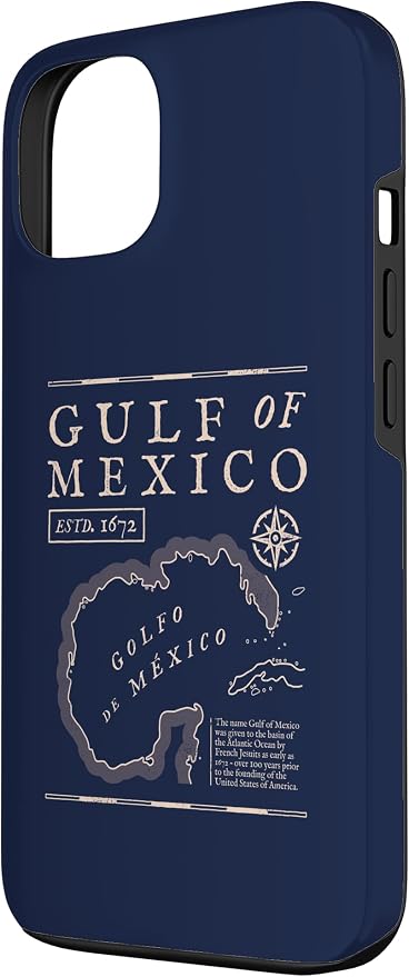 Gulf of Mexico 1672 Historic Map Case - Image 2