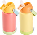 Kerilyn 12oz Kids Water Bottle 2 Pack, Stainless Steel Insulated Water Bottle by Kerilyn