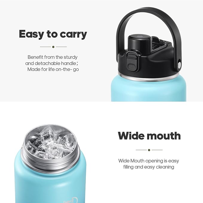 64oz Half Gallon Insulated Water Bottle - Image 6