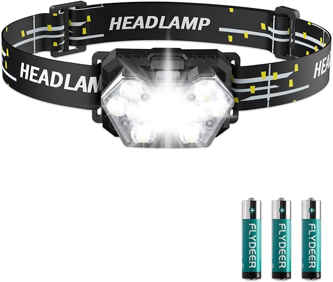 Lsnisni 9 LED Headlamp, 2000 Lumen Super Bright Head Lamp by Lsnisni
