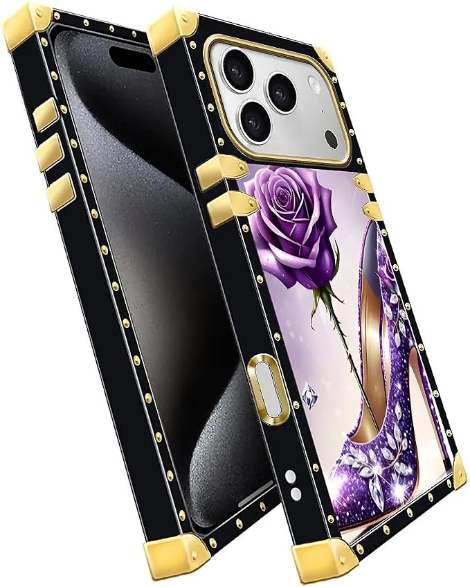 for iPhone 17 Pro Case Luxury Golden Decoration - Image 3