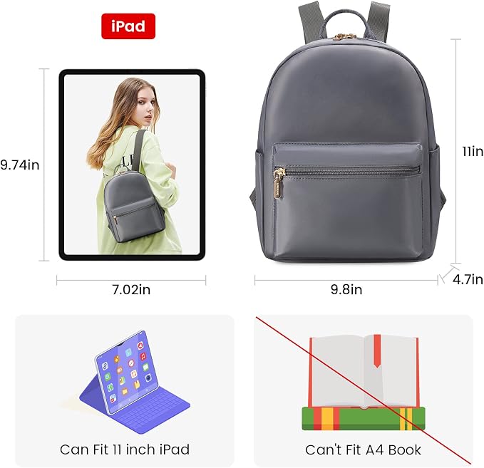 LOVEVOOK Mini Backpack for Women Light Weight Small Waterproof Backpack Purses - Image 4