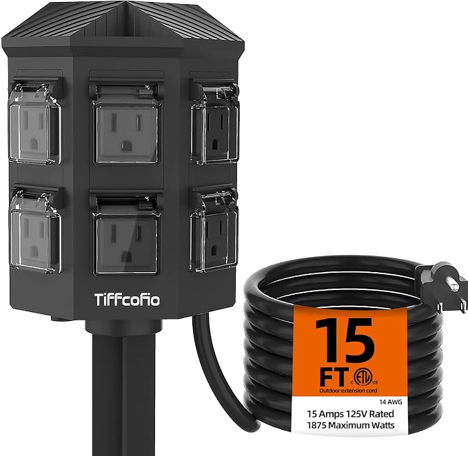 TiFFCOFiO Outdoor Power Strip by TiFFCOFiO