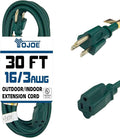 YOJOE Indoor Outdoor Extension Cord, 3 Prong 13A Weatherproof Power Cord by YOJOE