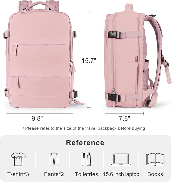 Travel Backpack for Women Airline Approved Carry on Backpack for Airplanes - Image 3