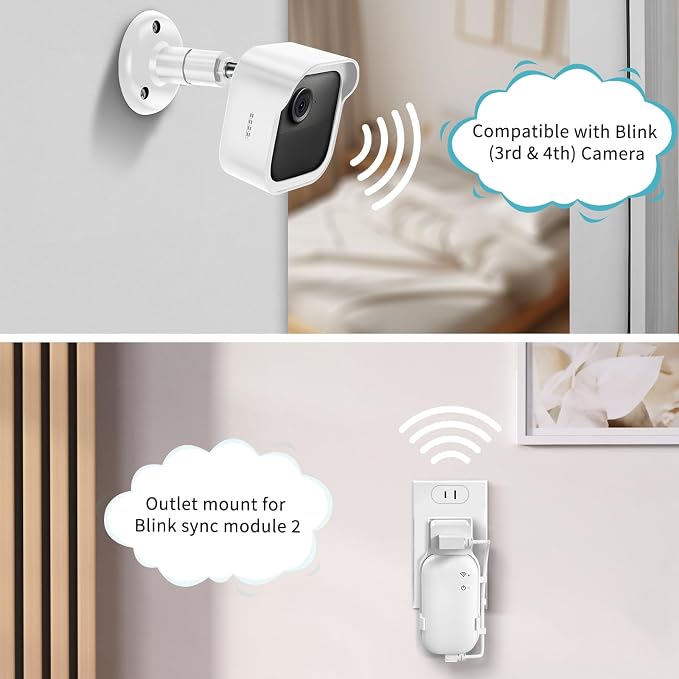 Wall Mount for Blink Outdoor Cameras, 5 Pack Weatherproof Housing, 360 Degrees - Image 2