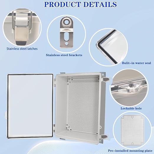 Waterproof Electrical Box Junction Box Weatherproof IP67 ABS Plastic Enclosure - Image 3