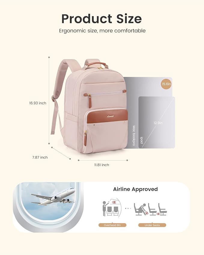 LOVEVOOK Laptop Backpack for Women - Image 4