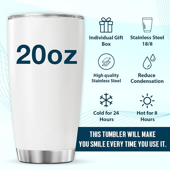 CUBICER Cartoon Beagle Dog Design 20 Oz Stainless Steel Tumbler - Image 6