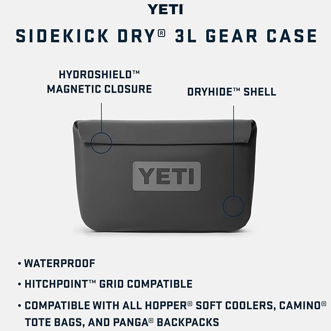 YETI Sidekick Dry Waterproof Gear Case and Bag Accessory - Image 2