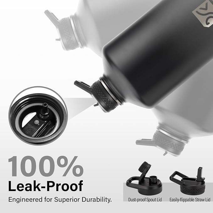 DYSANKY 1 Gallon Water Bottle Insulated | Thickened Stainless Steel Vacuum - Image 7