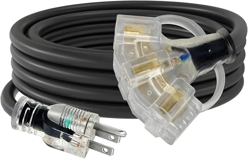 10FT 12/3 Outdoor Extension Cord by AHSGMK