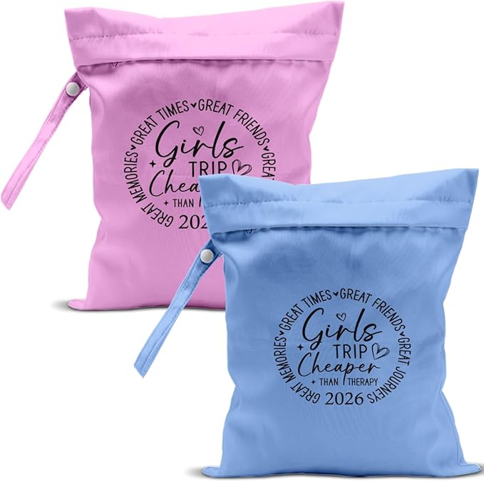 2Pcs Girls Trip Gifts Wet Dry Bag, Beach Wet Bag Favors, Aloha Bags Sunscreen by zcyxuuw