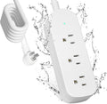 Outdoor Power Strip Weatherproof 3 FT Extension Cord Waterproof Surge Protector by CAKINKON