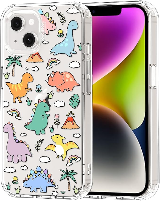 MOSNOVO for iPhone 13/14 Case | Military Grade 6.6ft Drop Tested | Clear by Mosnovo