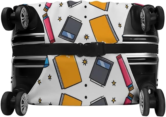 Airplane Travel Essentials Stretch Luggage Cover, Washable Suitcase Protector - Image 5