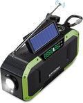 NOAA Weather Radio​​ with AM/FM, 5000mAh Backup Battery, IPX5 WaterproofSolar by KAYINOW