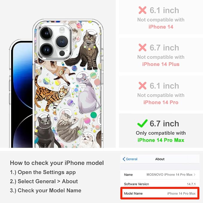 MOSNOVO Case for iPhone 14 Pro Max - Image 2