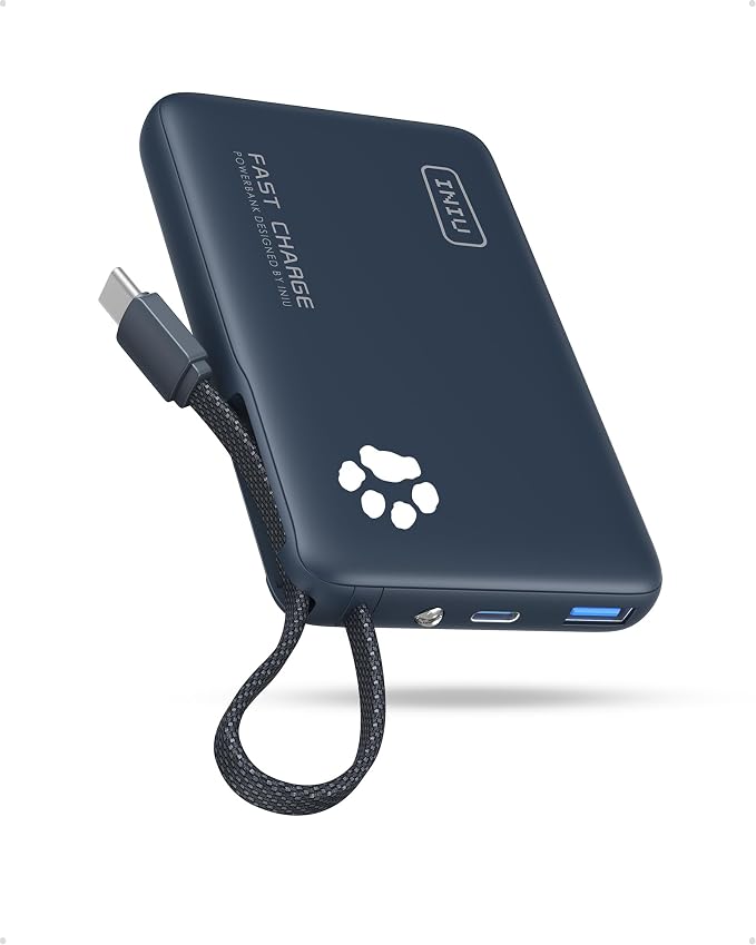 INIU Portable Charger, Slim 10000mAh Power Bank by INIU