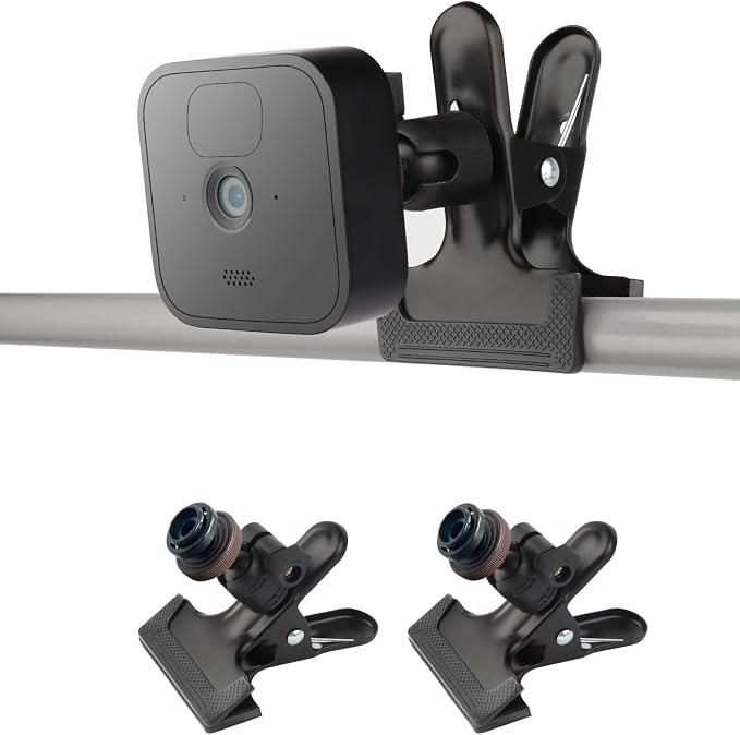 iTODOS 2 Pack Clip Clamp Mount for Blink Outdoor 4//XT/XT2/Mini, Metal Holder by iTODOS