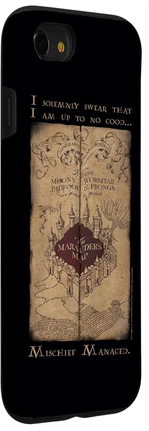 iPhone SE / 7 / 8 Harry Potter Marauder's Map Words Case - Image 3