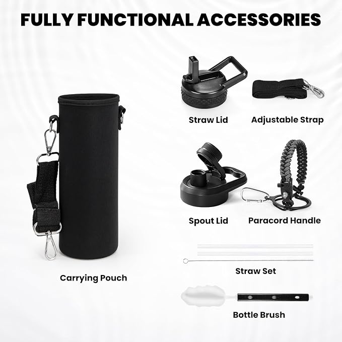 RAYMYLO Insulated Water Bottle 20 oz, Triple Wall Vacuum Stainless Steel - Image 6