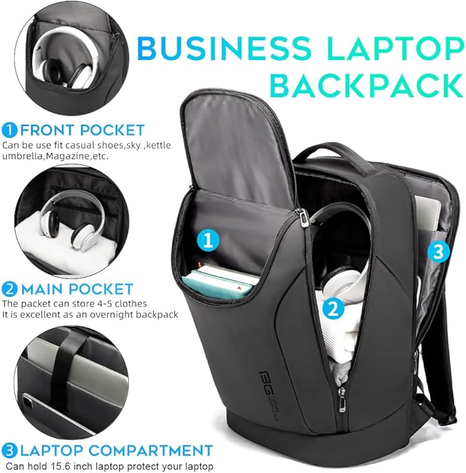 BANGE Business Commute Backpack Waterproof fit 15.6 Inch Commute backpack - Image 2