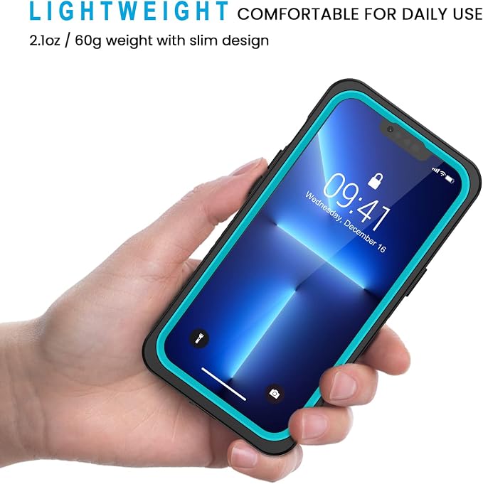 Lanhiem for iPhone 13 Pro Max Case, IP68 Waterproof Dustproof Shockproof Cases - Image 2